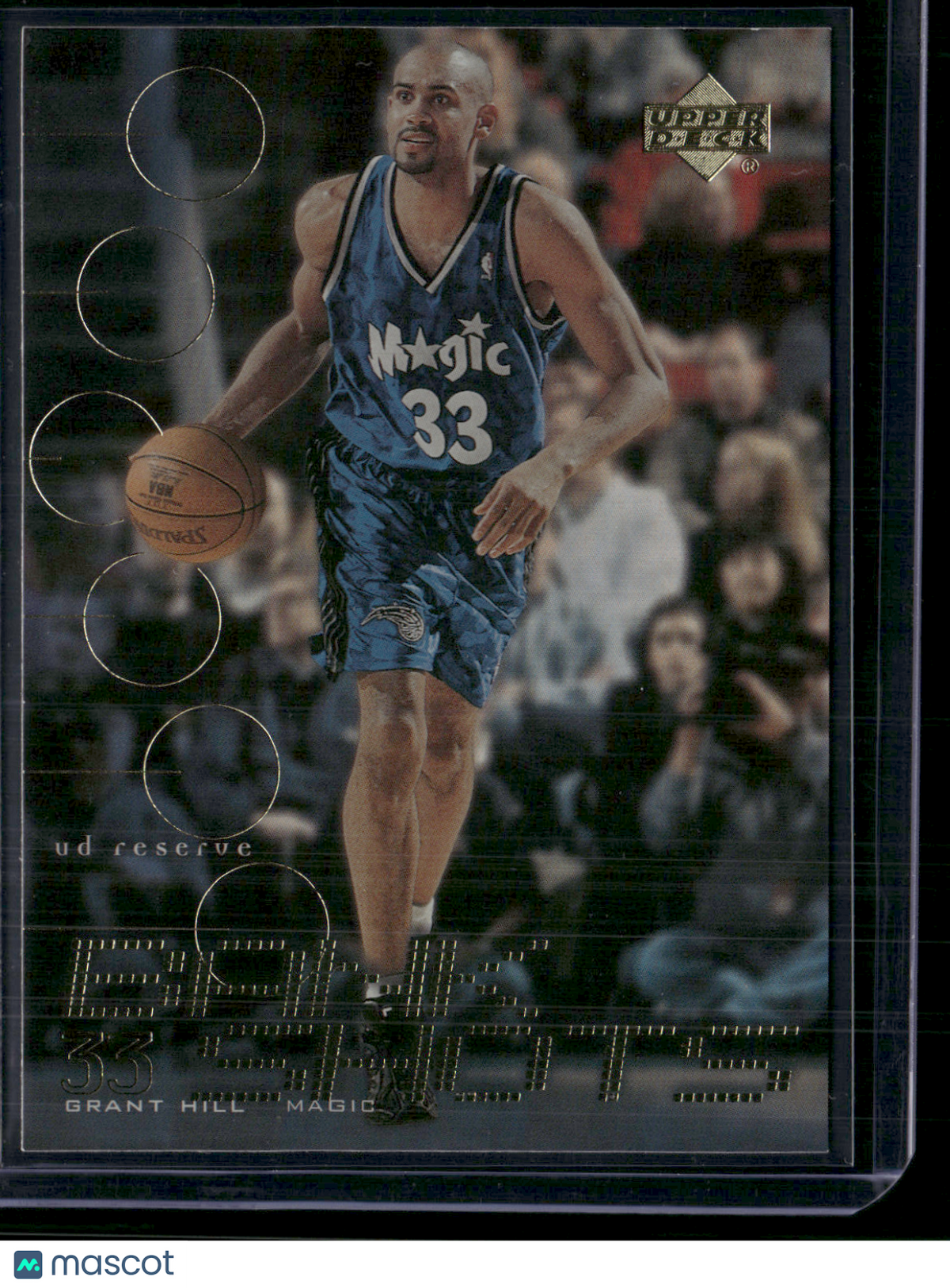 2001 Upper Deck GRANT HILL #BK3 Bank Shots Refractor (NM)