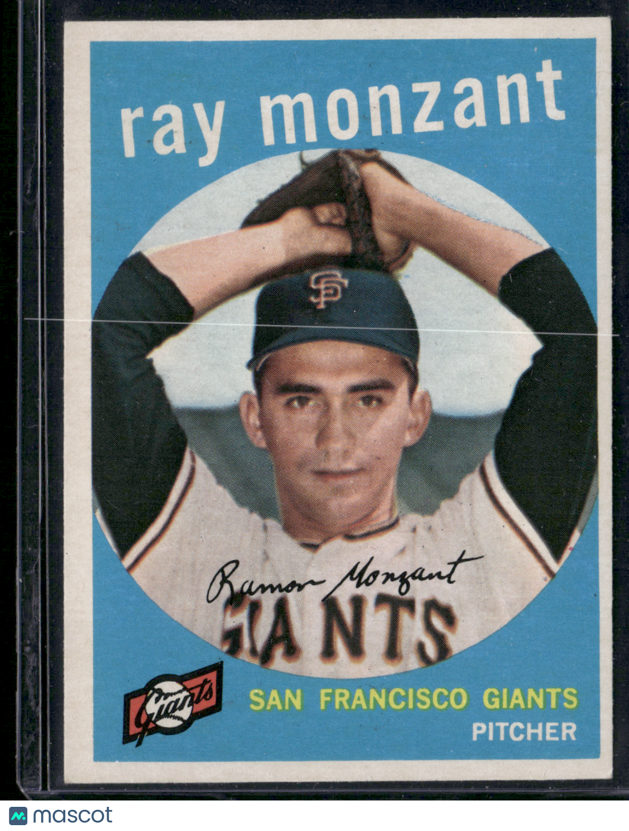 1959 Topps RAY MONZANT #332 (VG-EX)