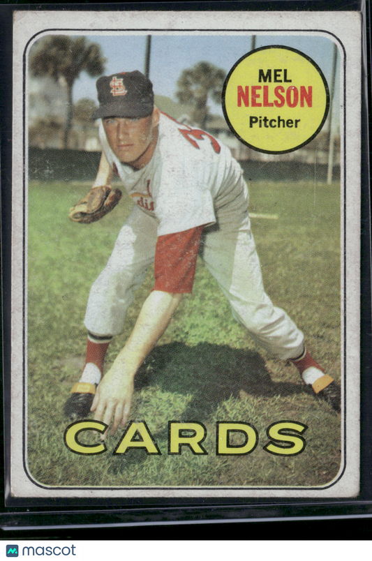 1969 Topps MEL NELSON #181 (Good - Scratch, Staining)