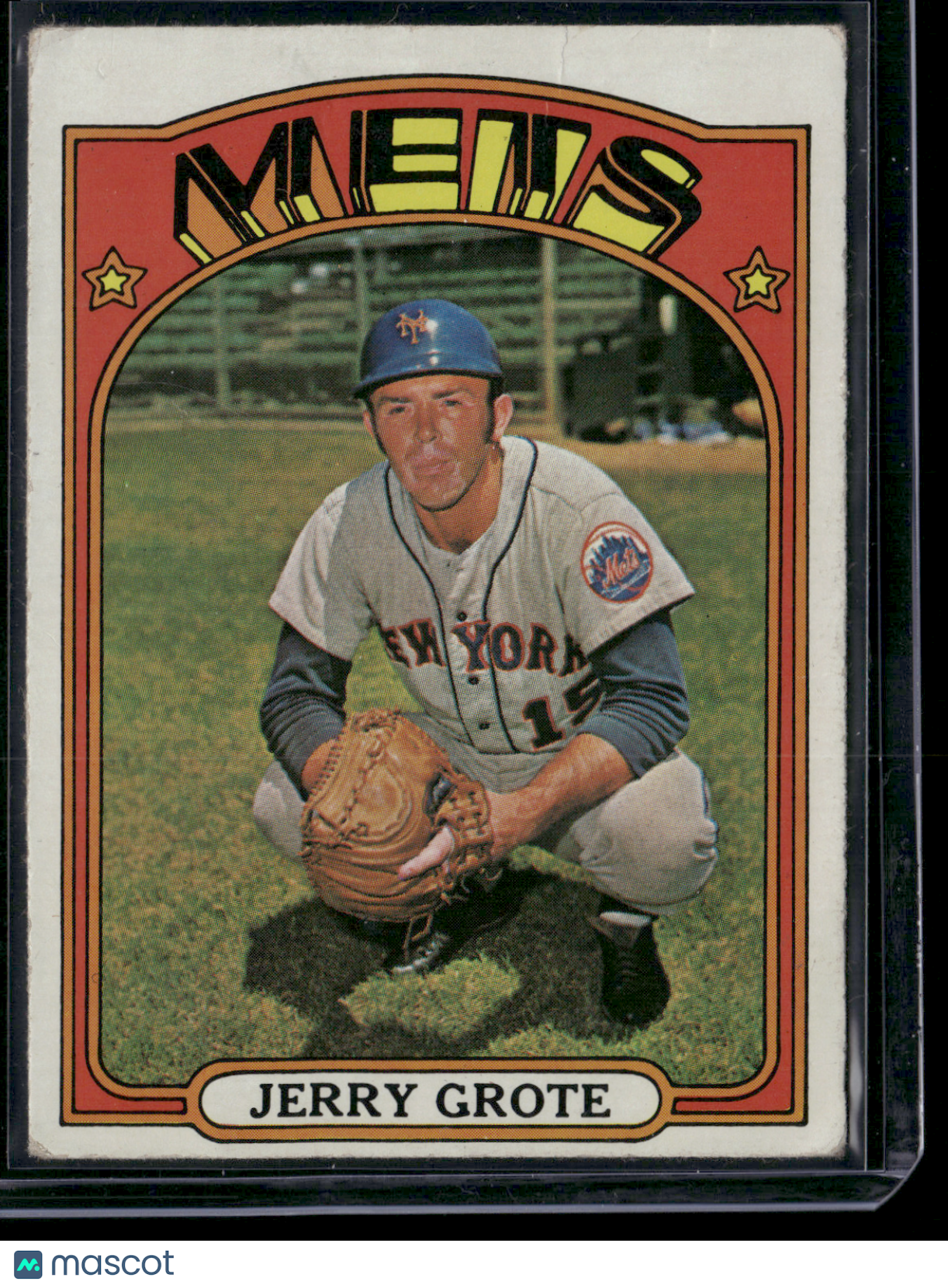 1972 Topps JERRY GROTE #655 (Good - Surface dents, Wrinkles)