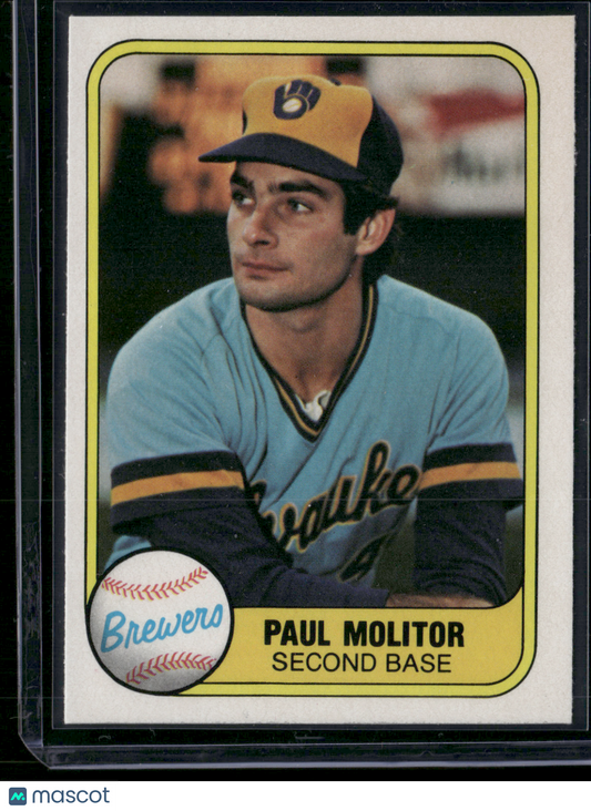 1981 Fleer PAUL MOLITOR #515 (EX/MT)