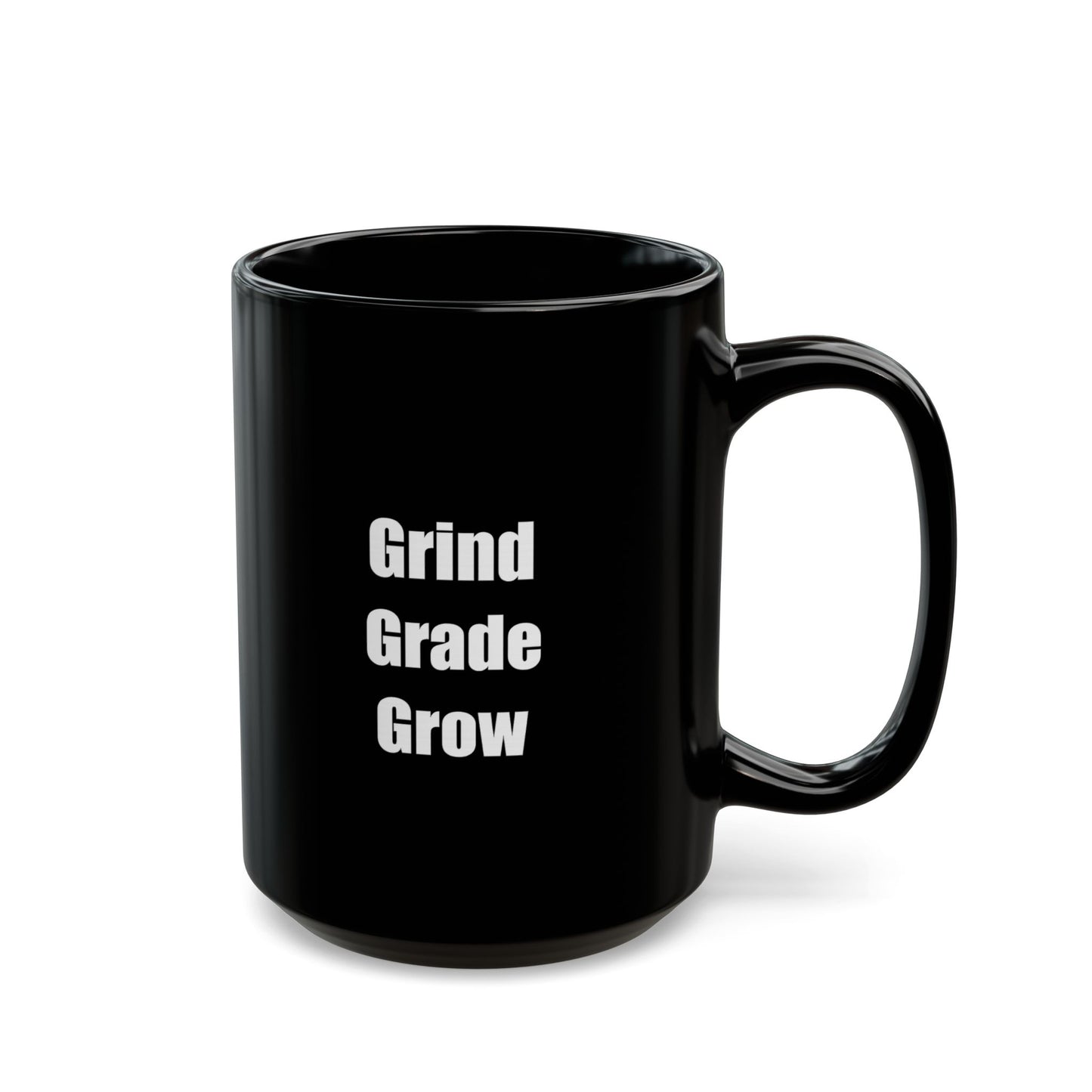 Grind. Grade. Grow. Black Collector’s Mug – Built for Hustlers in the Hobby