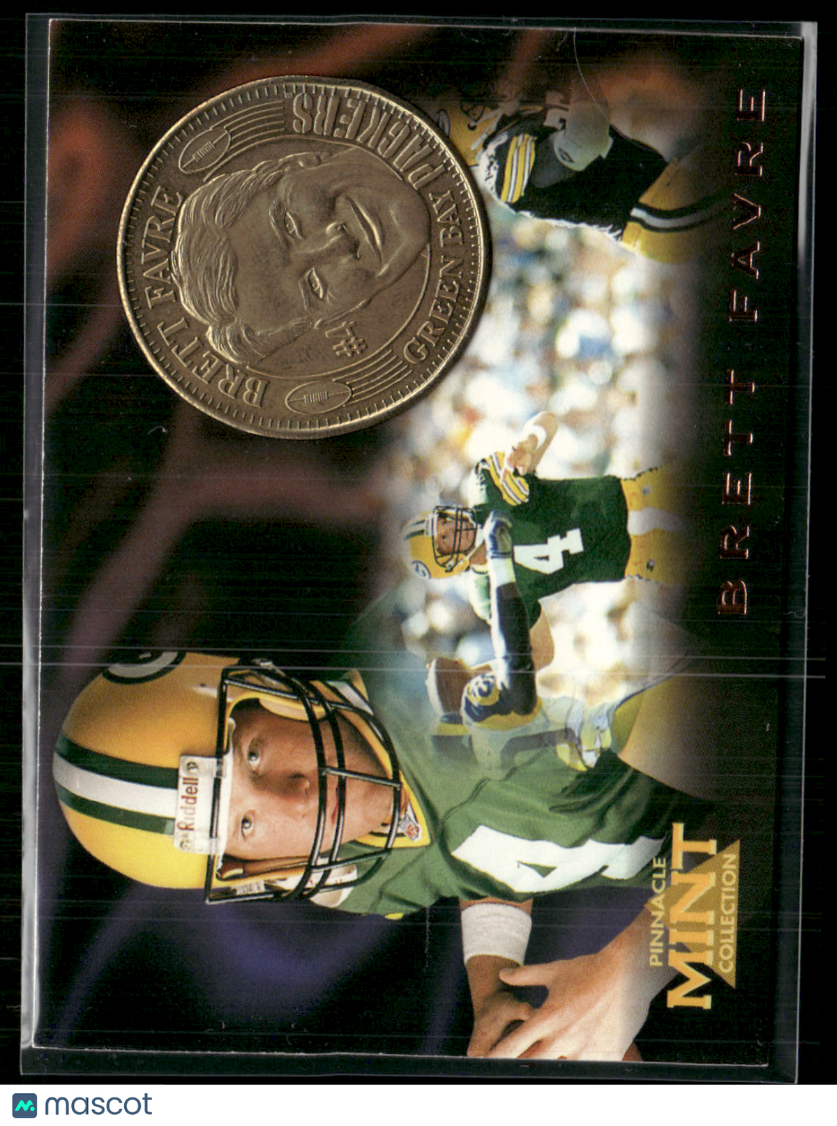 1996 Mint BRETT FAVRE #9 Coin in Card (NM)