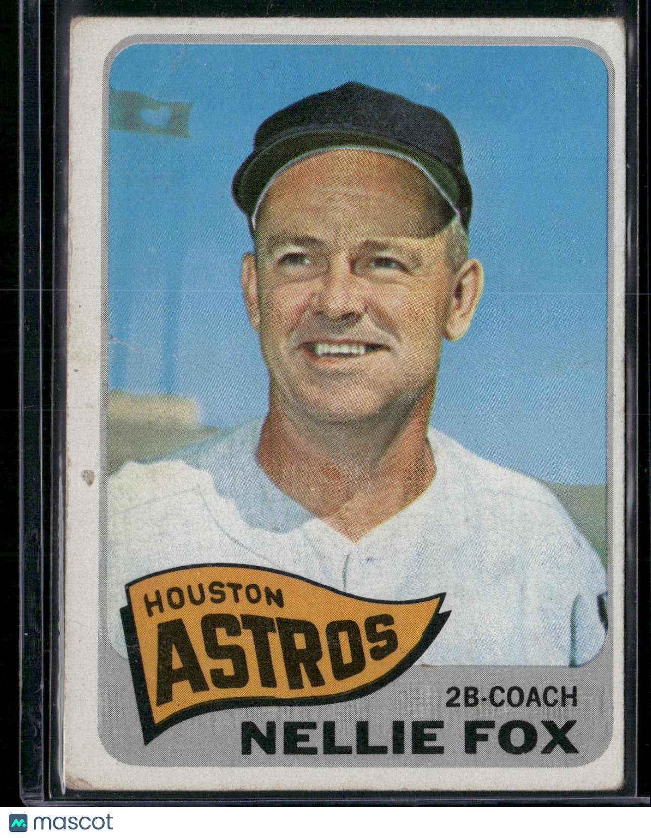 1965 Topps NELLIE FOX #485 Crease