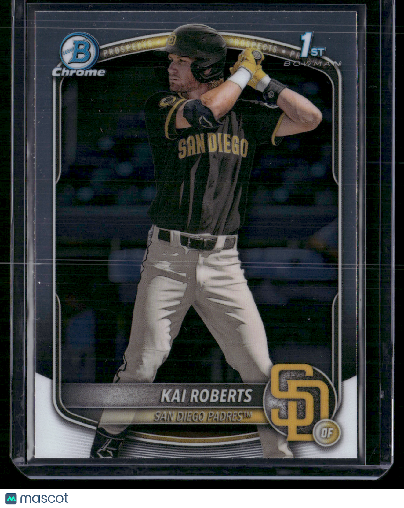 2025 Bowman Chrome KAI ROBERTS #BCP-182 1st Bowman