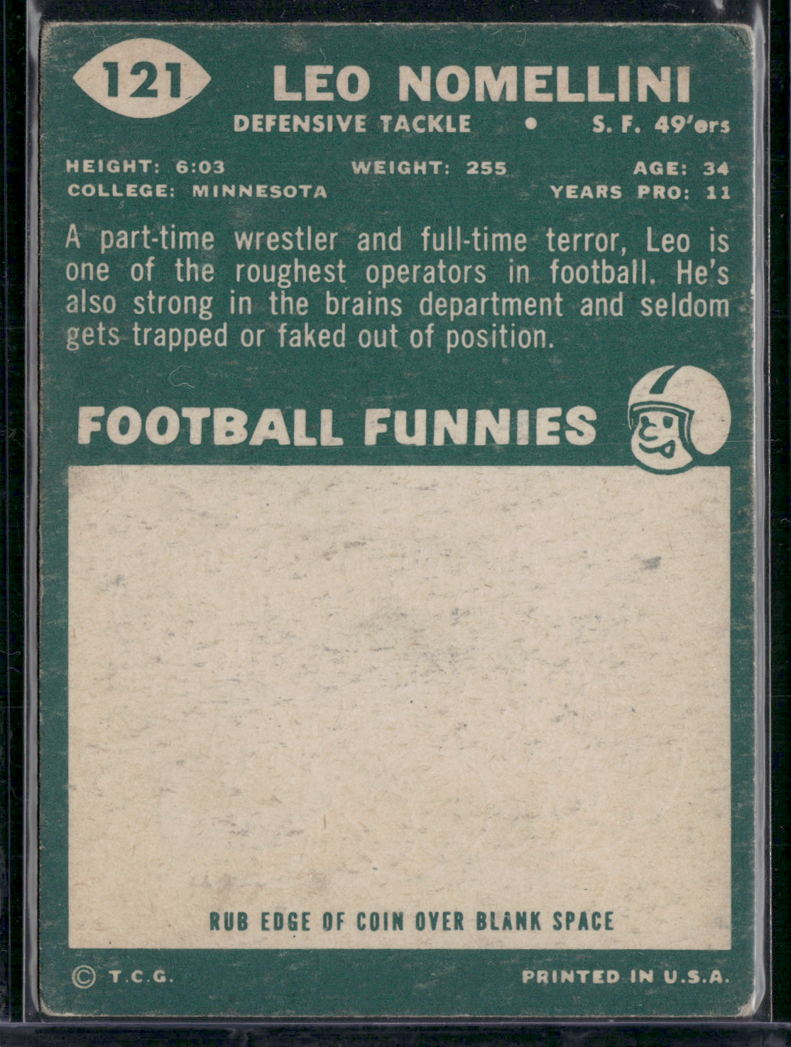1960 Topps LEO NOMELLINI #121