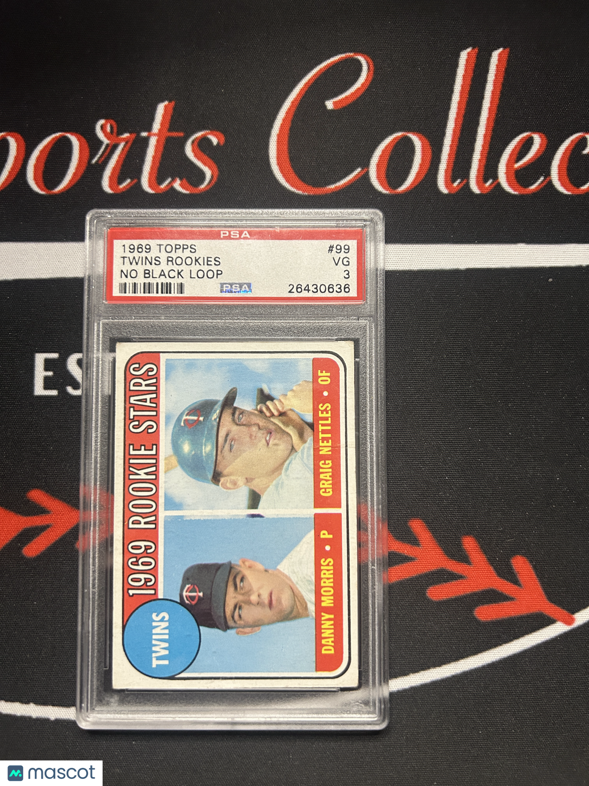 1969 Topps Twins Rookies #99 No Black Loop PSA 3