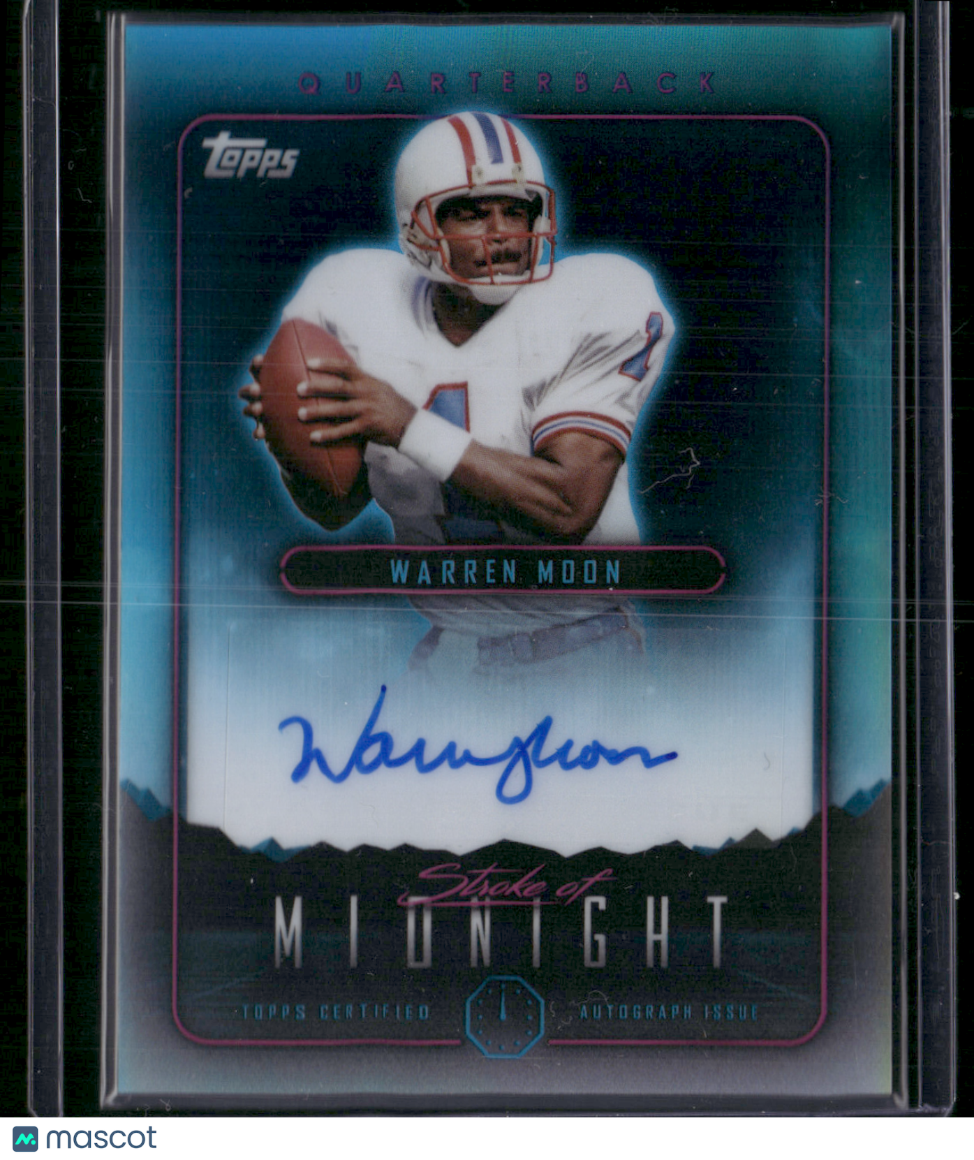 2024 Topps Midnight WARREN MOON #SMA-WM Stroke of Midnight Auto