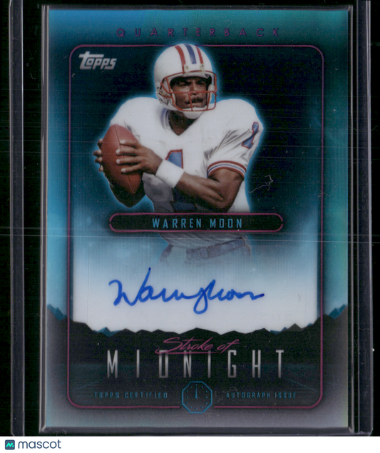 2024 Topps Midnight WARREN MOON #SMA-WM Stroke of Midnight Auto