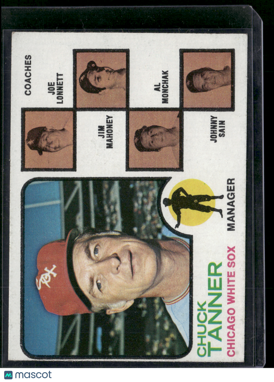 1973 Topps CHUCK TANNER #356 (EX-EX/MT)