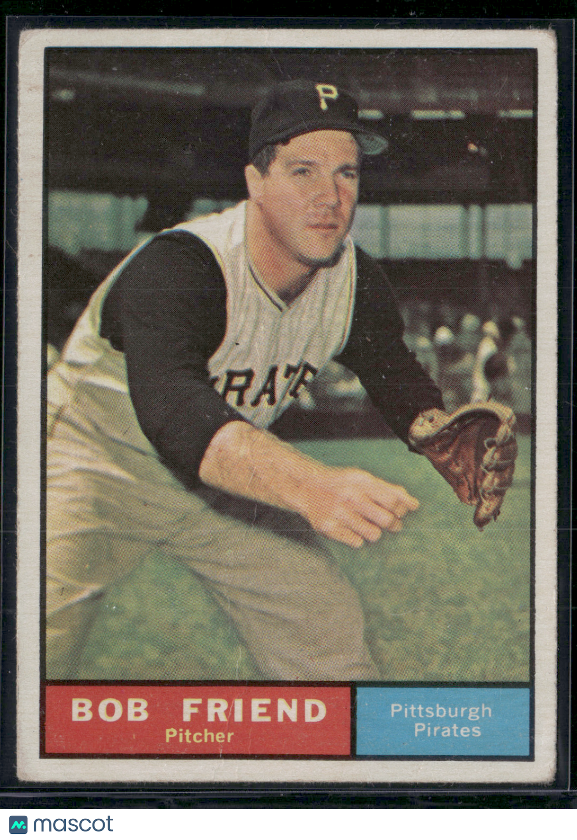 1961 Topps BOB FRIEND #270 Light Wrinkles (VG)