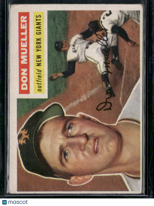 1956 Topps DON MUELLER #241 Light Wrinkles