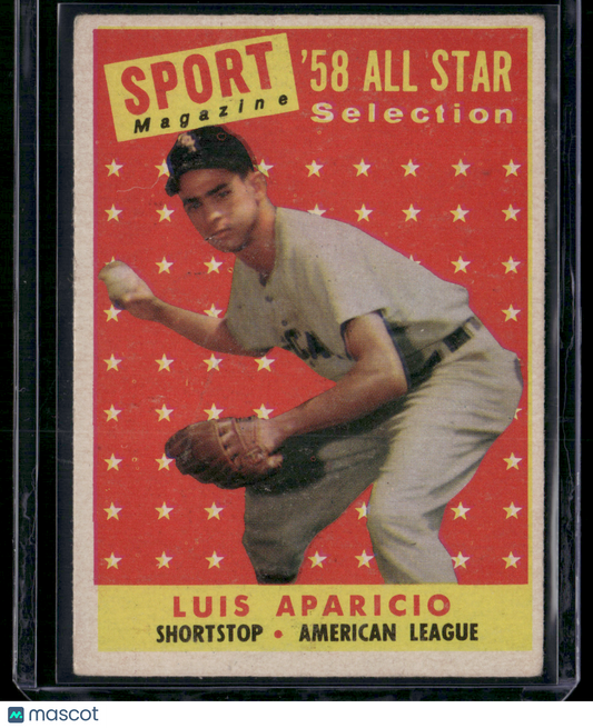 1958 Topps LUIS APARICIO #483 58 ALL STAR