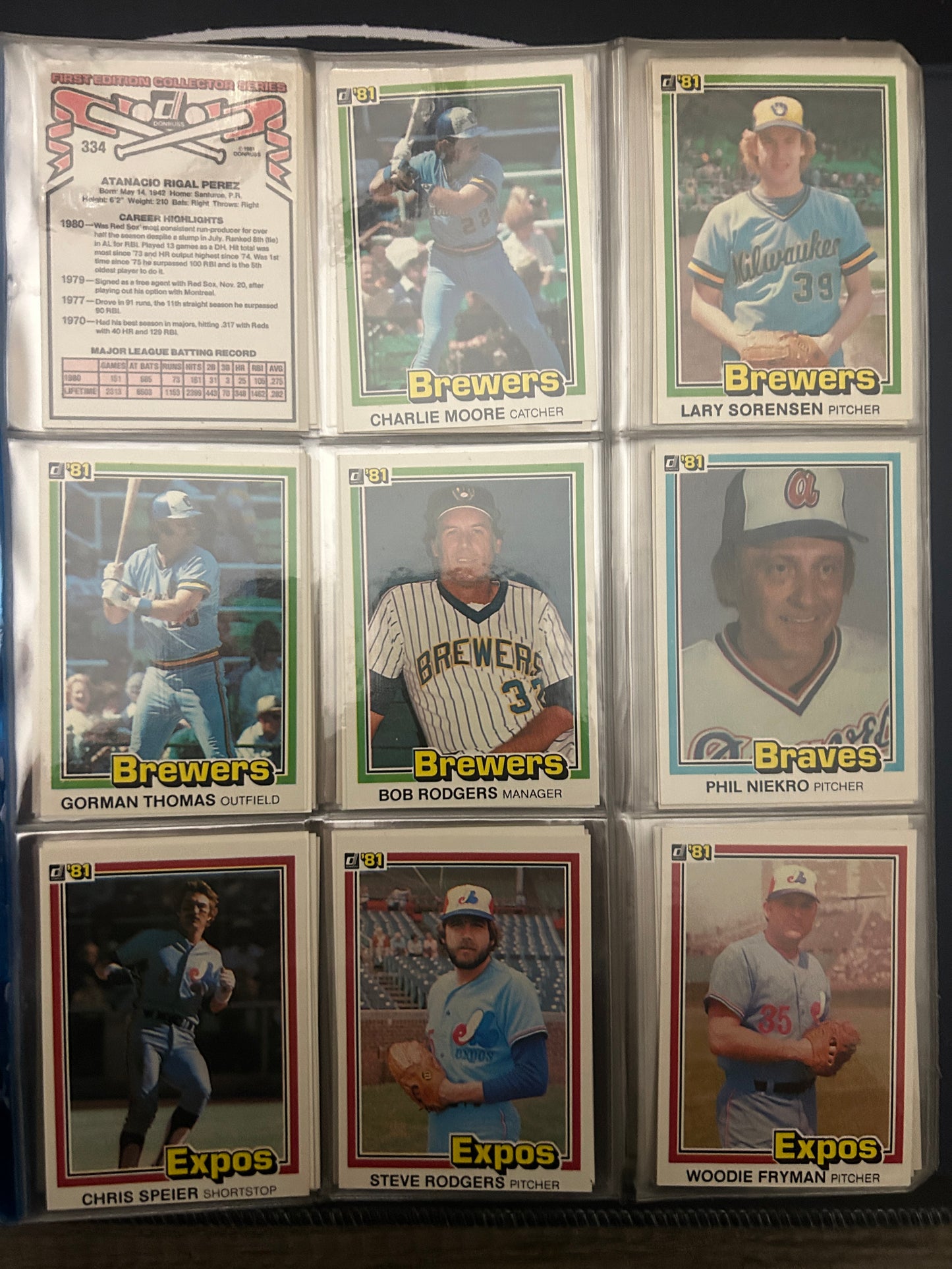 1981 Donruss NEAR COMPLETE SET 565/605 (EX-NM)
