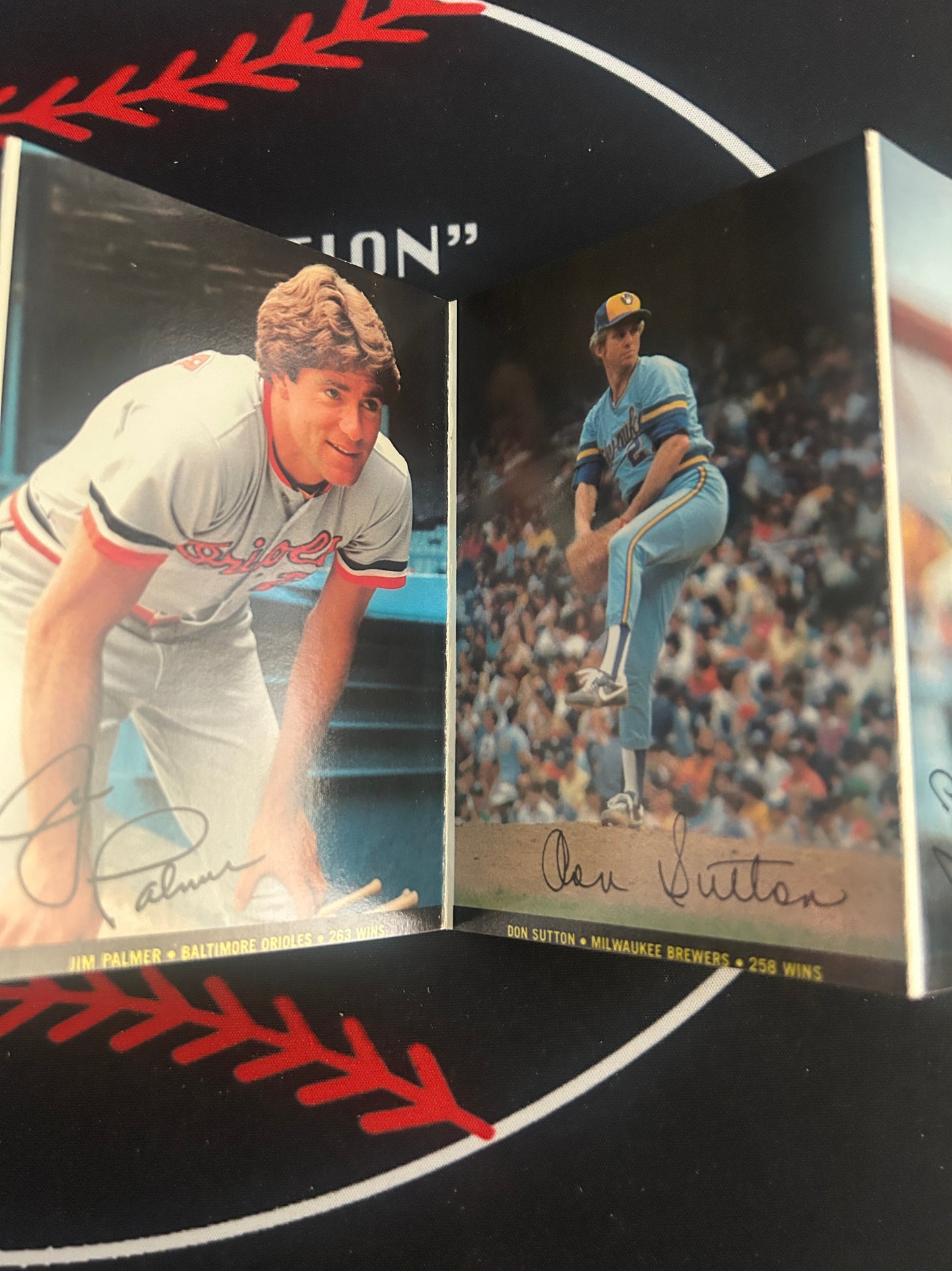 1983 Topps BASEBALL FOLDOUTS 17 Pitching Leaders Set 1 of 5 (EX)