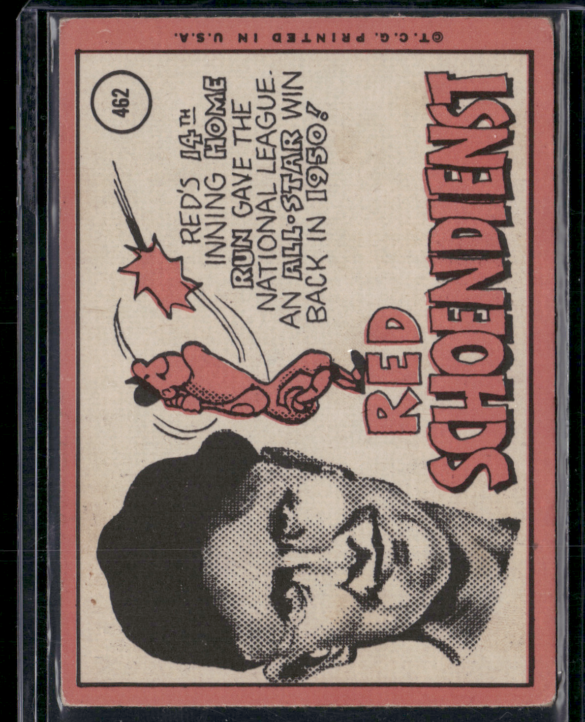 1969 Topps RED SCHOENDIENST #462