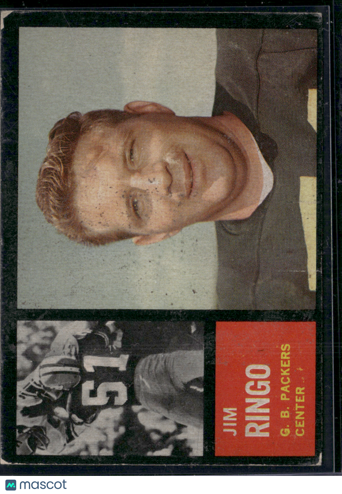 1962 Topps JIM RINGO #68 Wax Stain (VG)
