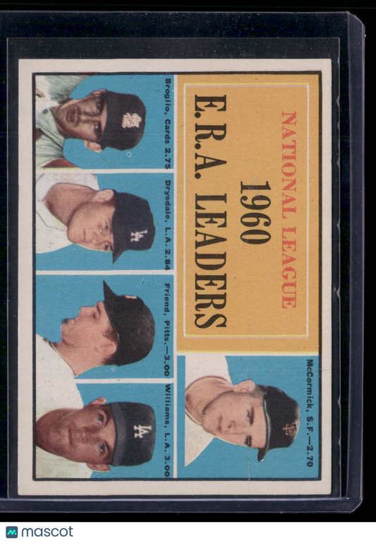 1960 Base NATIONAL LEAGUE ERA LEADERS #45