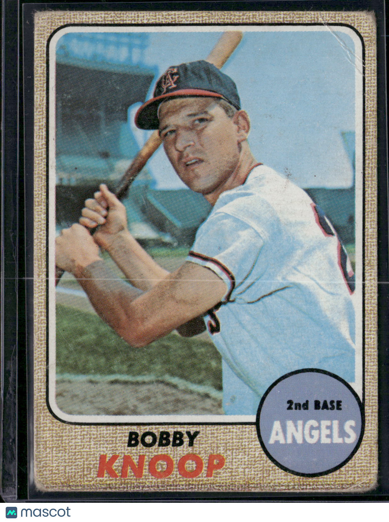 1968 Topps BOBBY KNOOP #271 (Good - Crease)