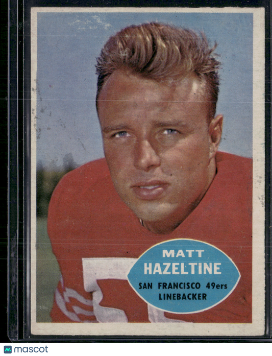 1960 Topps MATT HAZELTINE #119