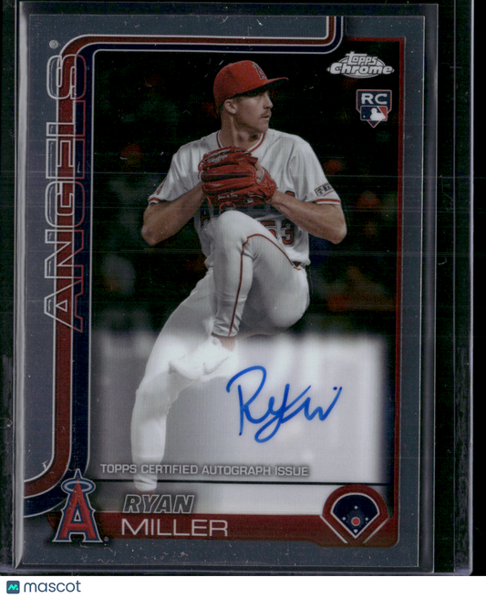 2025 Topps Chrome RYAN MILLER #RA-RM AUTO Rookie RC