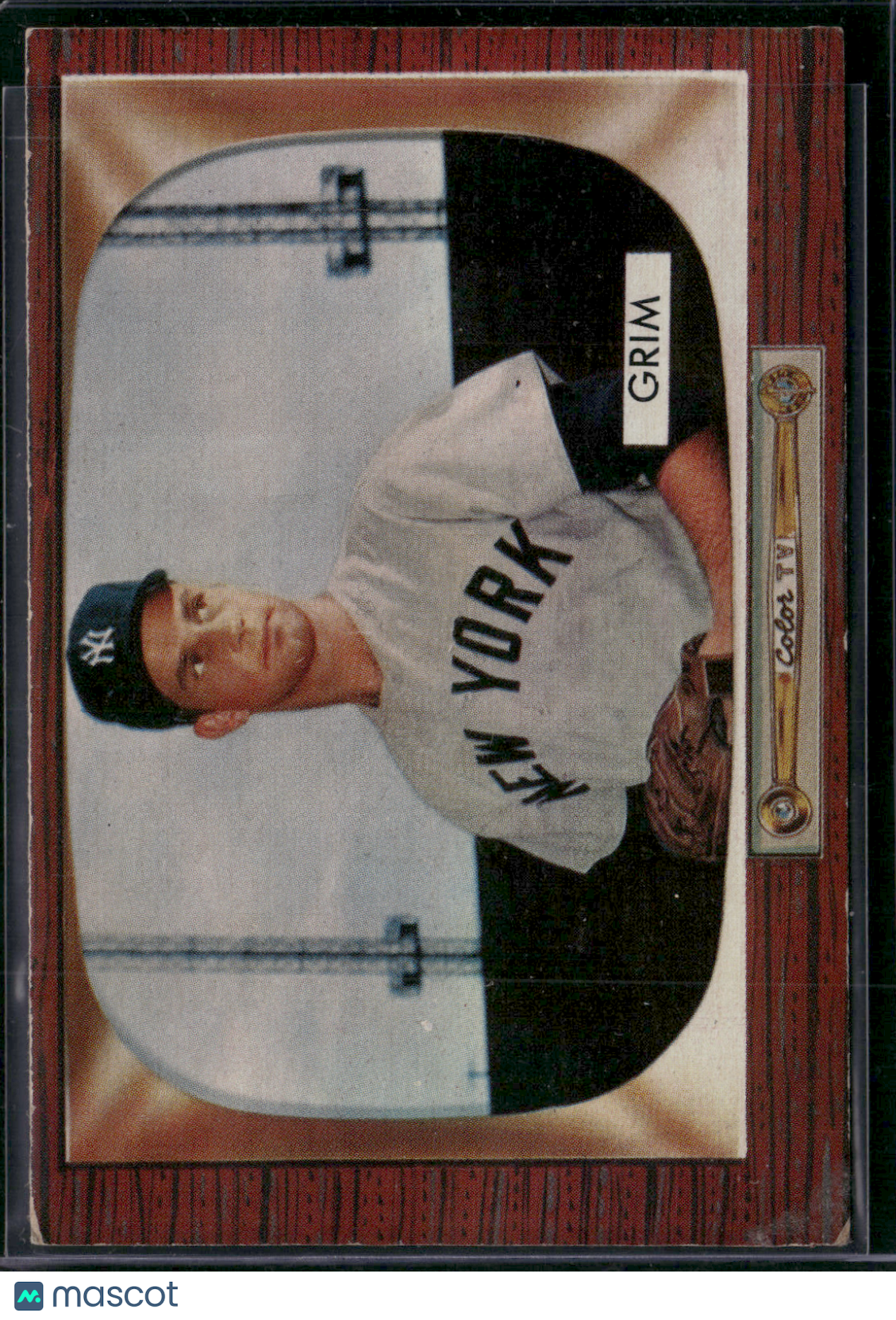 1955 Bowman BOB GRIM #167 (VG)