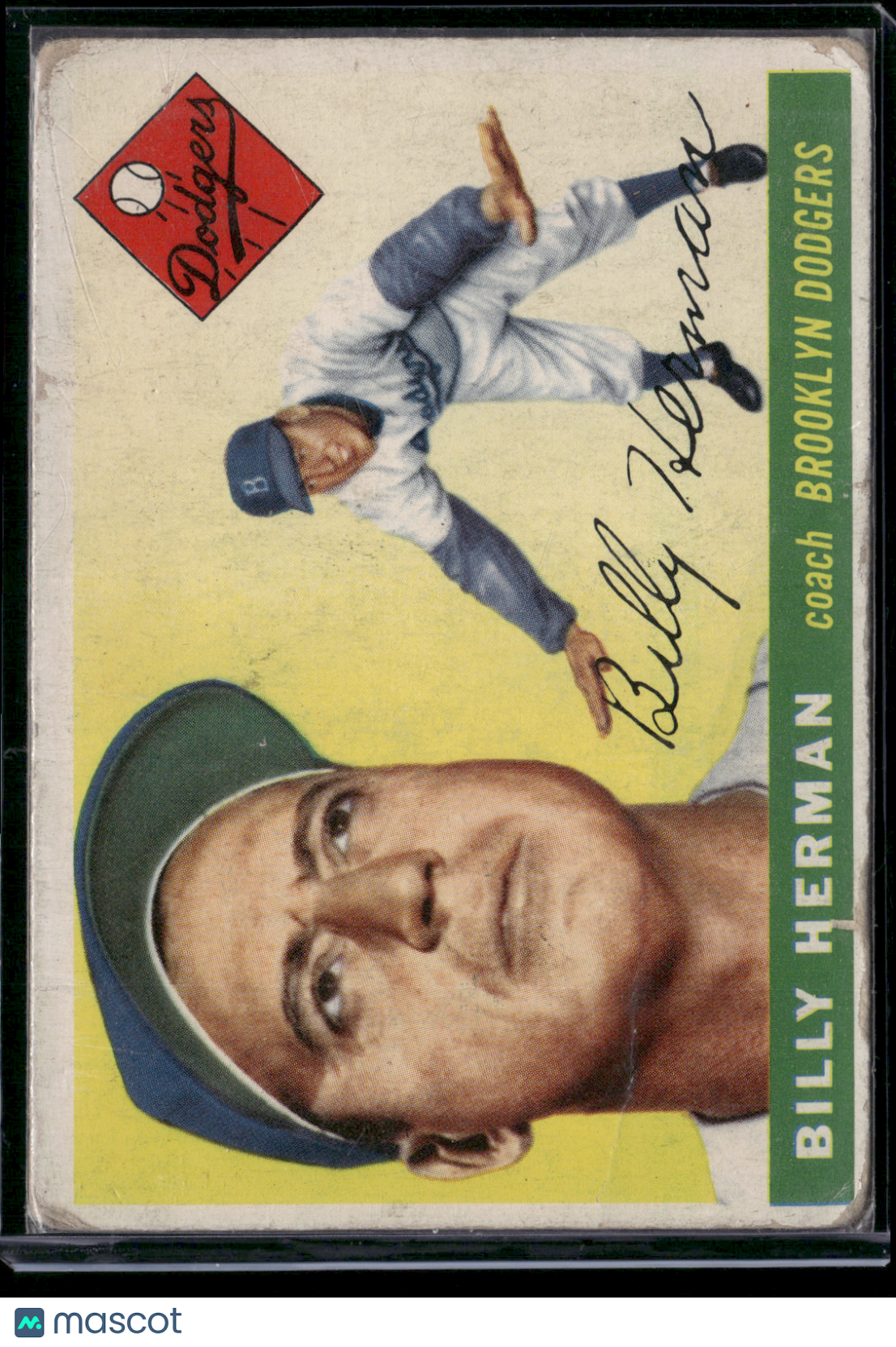 1956 Topps BILLY HERMAN #19
