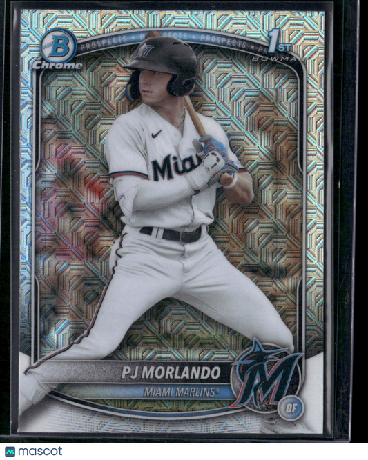 2025 Bowman PJ MORLANDO #BCP-91 Chrome Mojo 1st Bowman