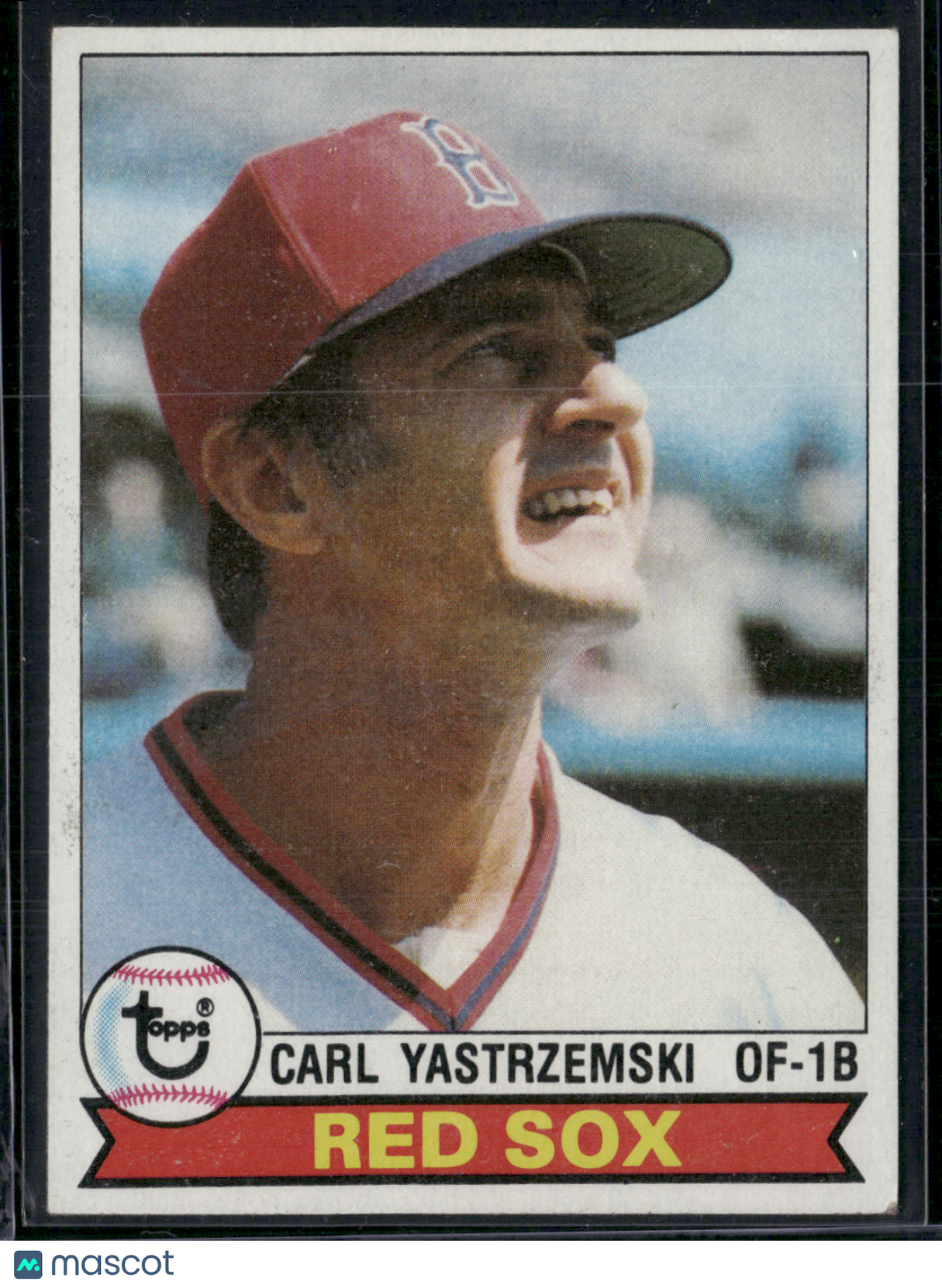 1979 Topps CARL YASTRZEMSKI #320 Wax Stain (EX)