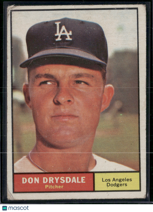1961 Topps DON DRYSDALE #260 (Good-VG)
