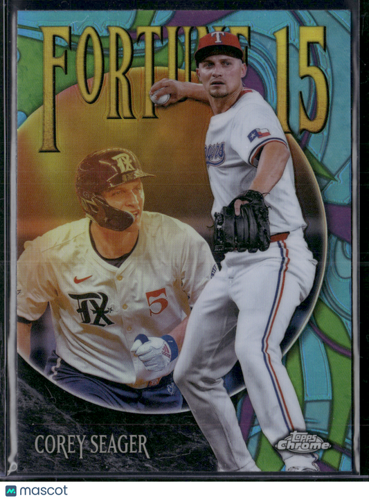 2025 Topps Chrome COREY SEAGER #F15-15 Fortune 15