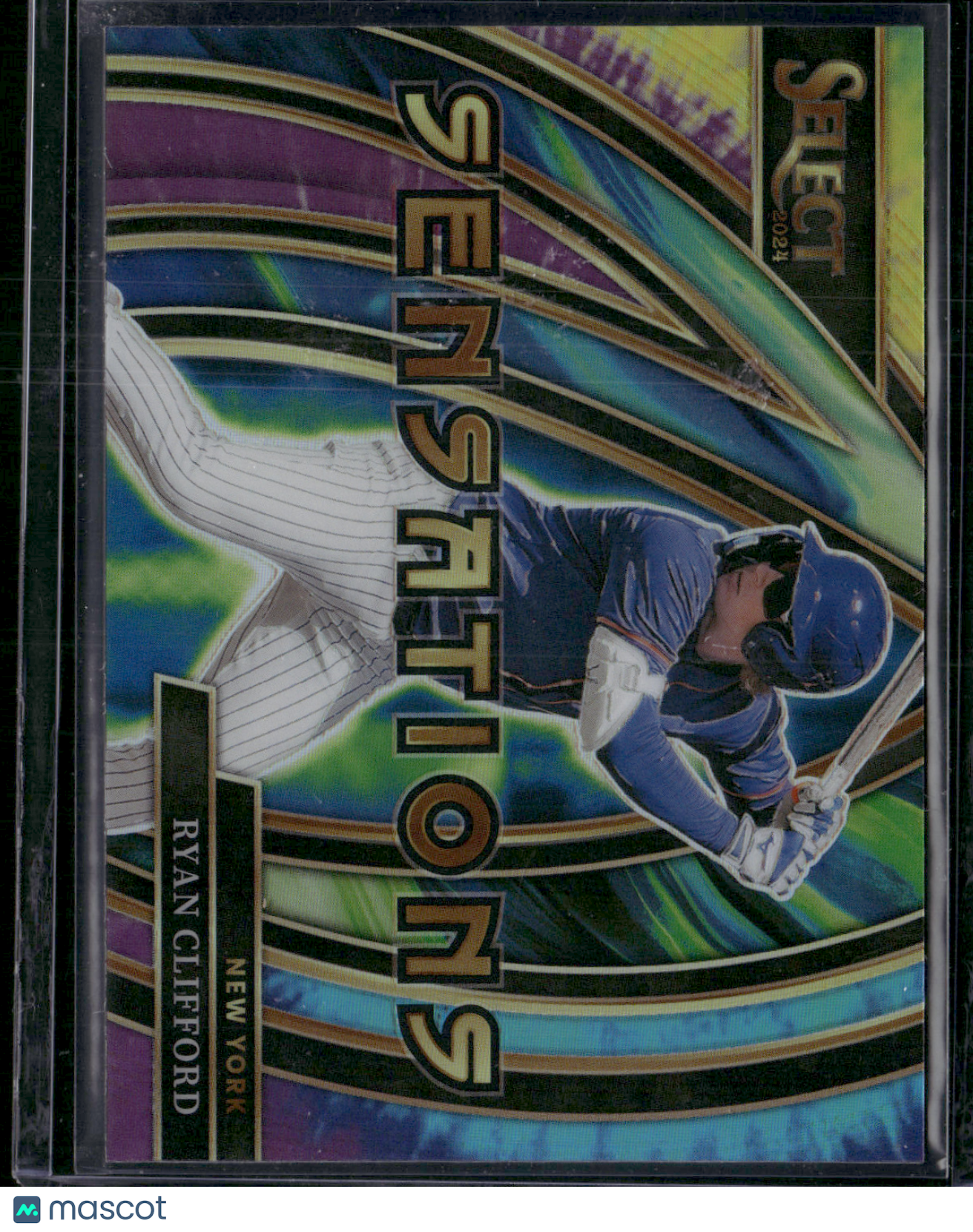 2024 Select Baseball RYAN CLIFFORD #21 Gold Mojo Prizm 7/25 Sensations