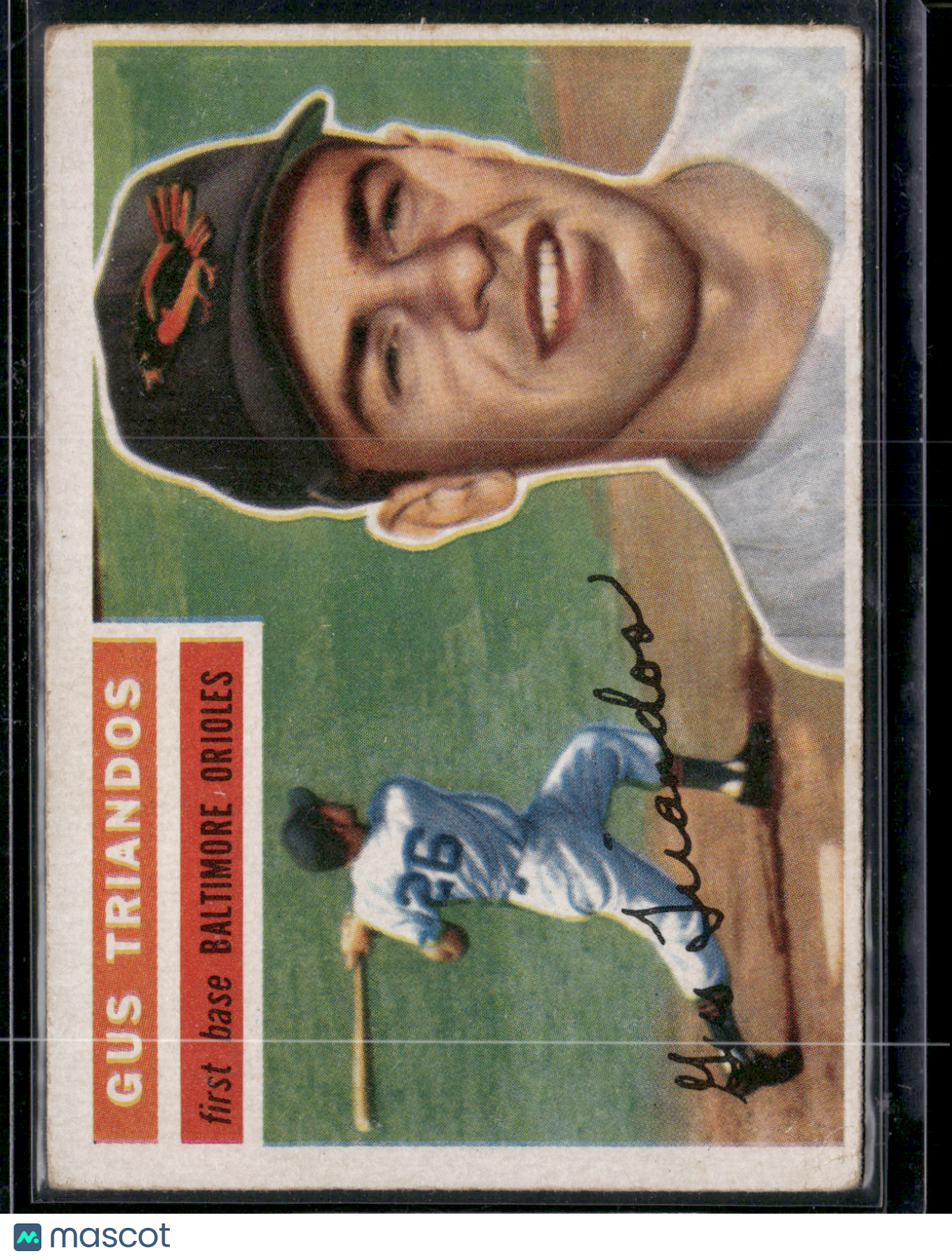 1956 Topps GUS TRIANDOS #80