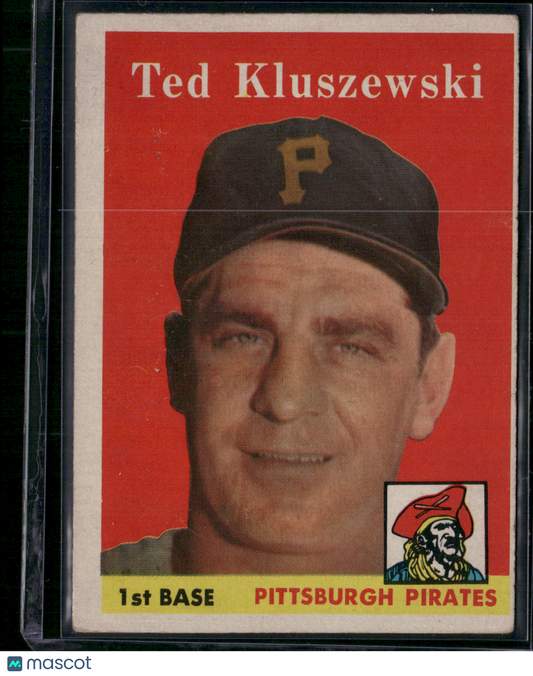 1958 Topps TED KLUSZEWSKI #178