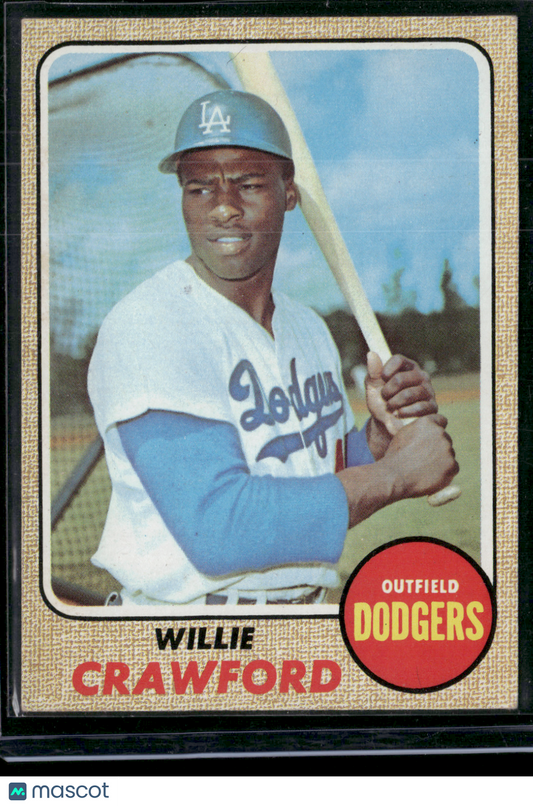 1968 Topps WILLIE CRAWFORD #417