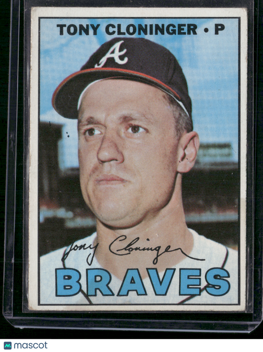 1967 Topps TONY CLONINGER #490