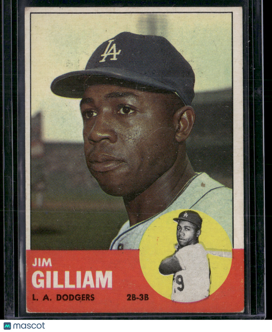 1963 Topps JIM GILLIAM #80