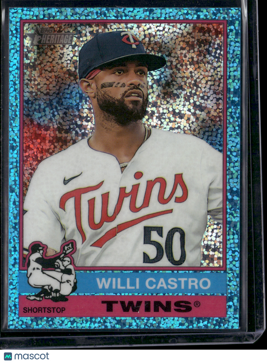 2025 Heritage WILLI CASTRO #73 Blue Sparkle (NM)