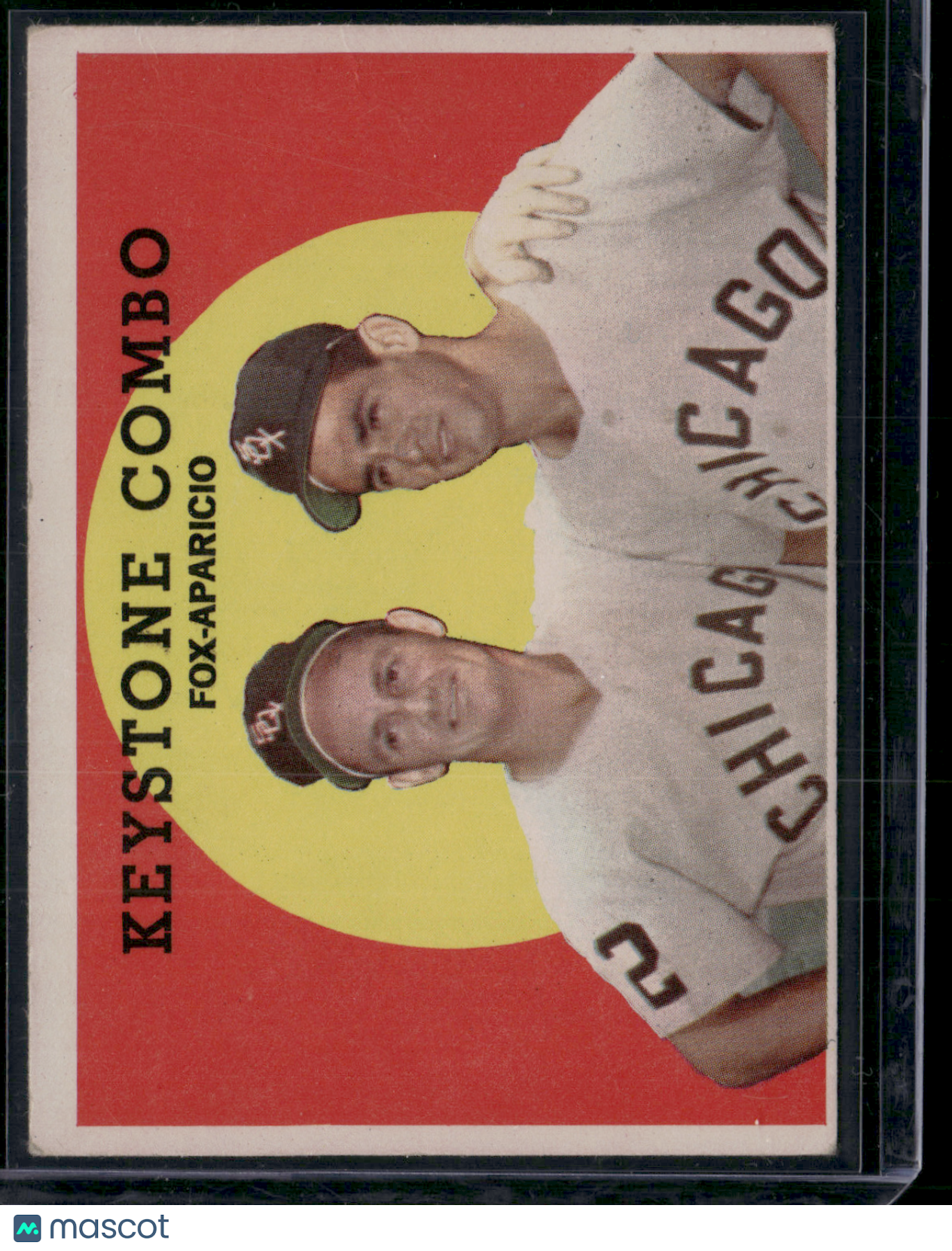 1959 Topps NELLIE FOX/LUIS APARICIO #408 Keystone Combo Light Wrinkles (VG)