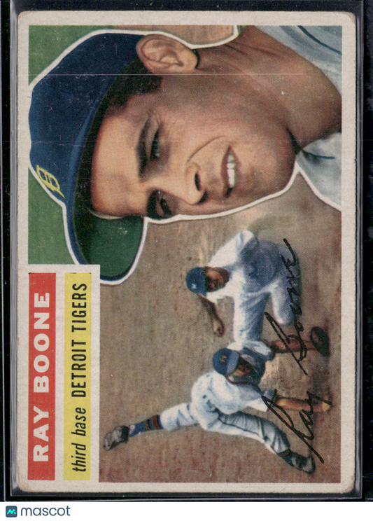 1956 Topps RAY BOONE #6 Light Wrinkles