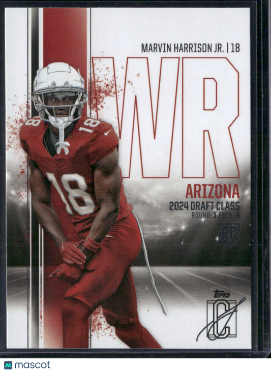 2024 Topps Signature Class MARVIN HARRISON JR #61 Rookie Card RC