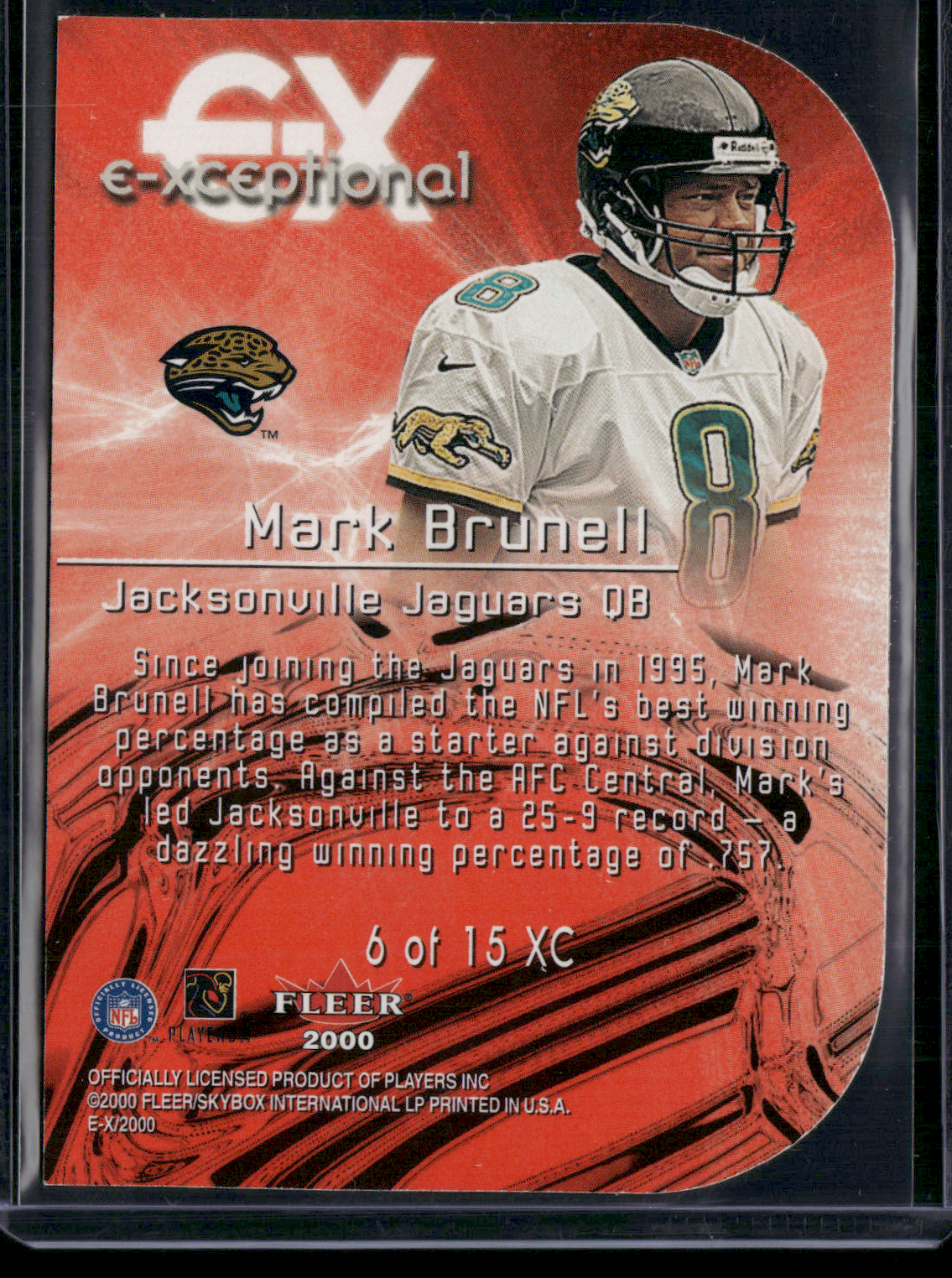 2000 Fleer MARK BRUNALL #XC6 E-Xceptional (NM)