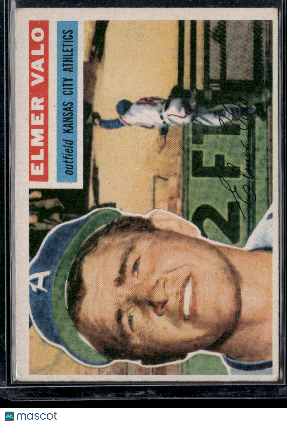 1956 Topps ELMER VALO #3 Light Wrinkles
