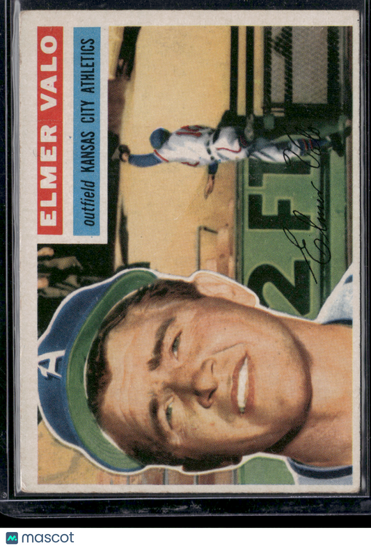 1956 Topps ELMER VALO #3 Light Wrinkles