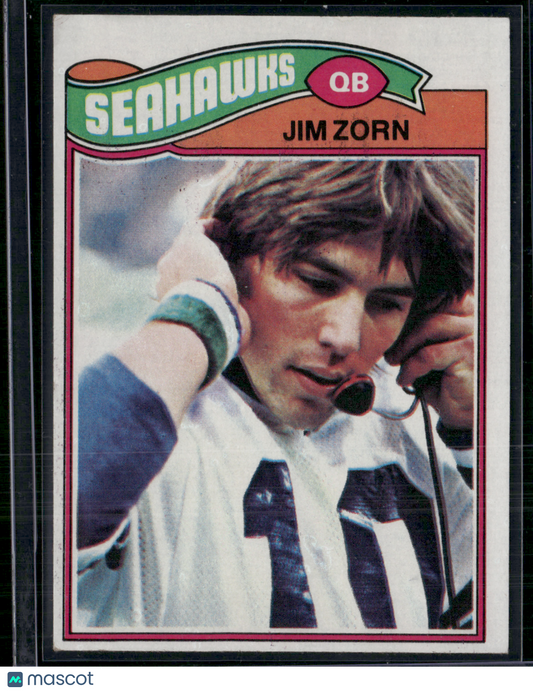 1977 Topps JIM ZORN #65 Unknown Marking on back (EX)