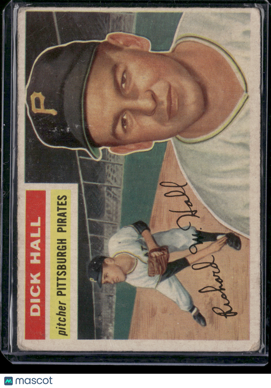 1956 Topps DICK HALL #331 Wrinkles Color Loss (Good)