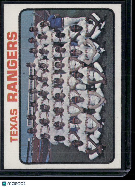 1973 Topps TEXAS RANGERS #7 (EX-EX/MT)