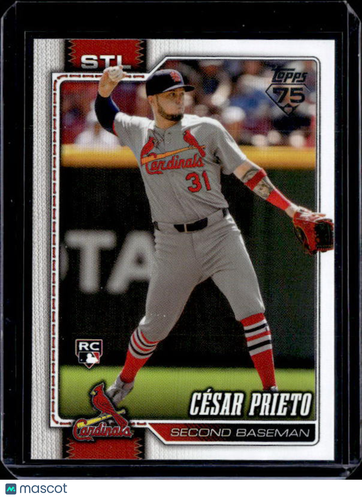 2026 Topps Series 1 CESAR PRIETO #95 Rookie RC