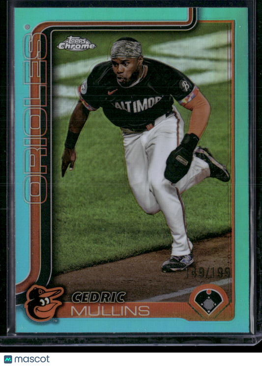 2025 Topps Chrome CEDRIC MULLINS #5 Aqua 149/199