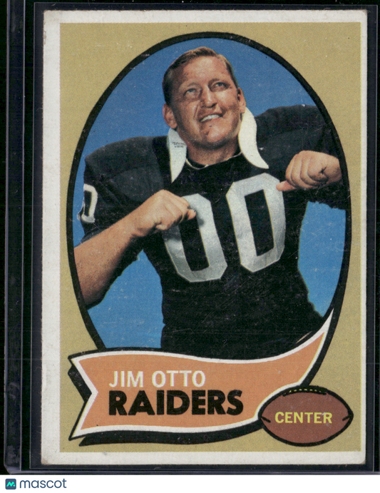 1970 Topps JIM OTTO #116 Light Scratches (VG)